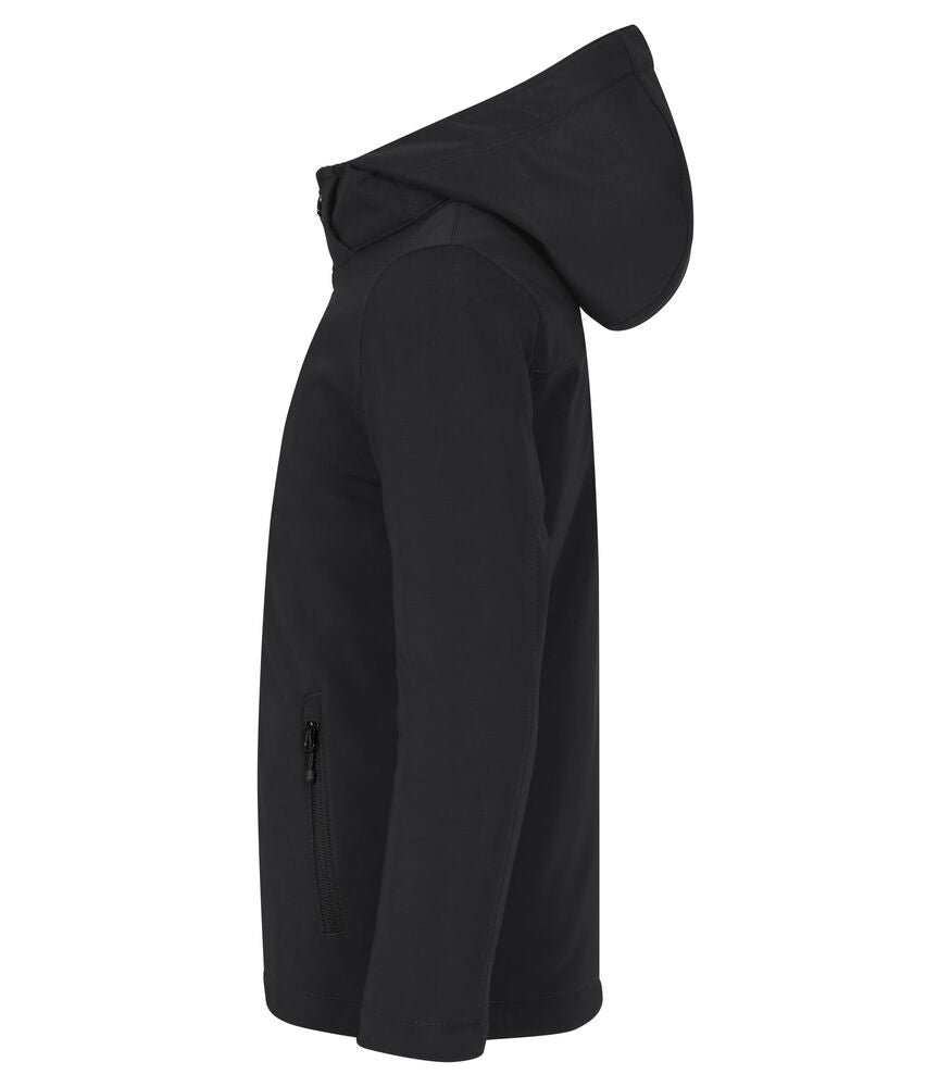 Padded Hoody Softshell Junior Svart