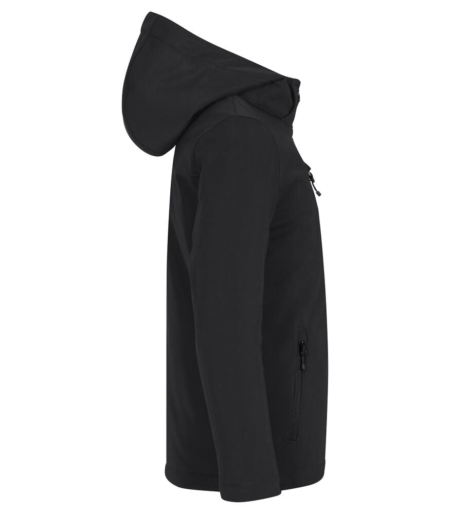 Padded Hoody Softshell Junior Svart