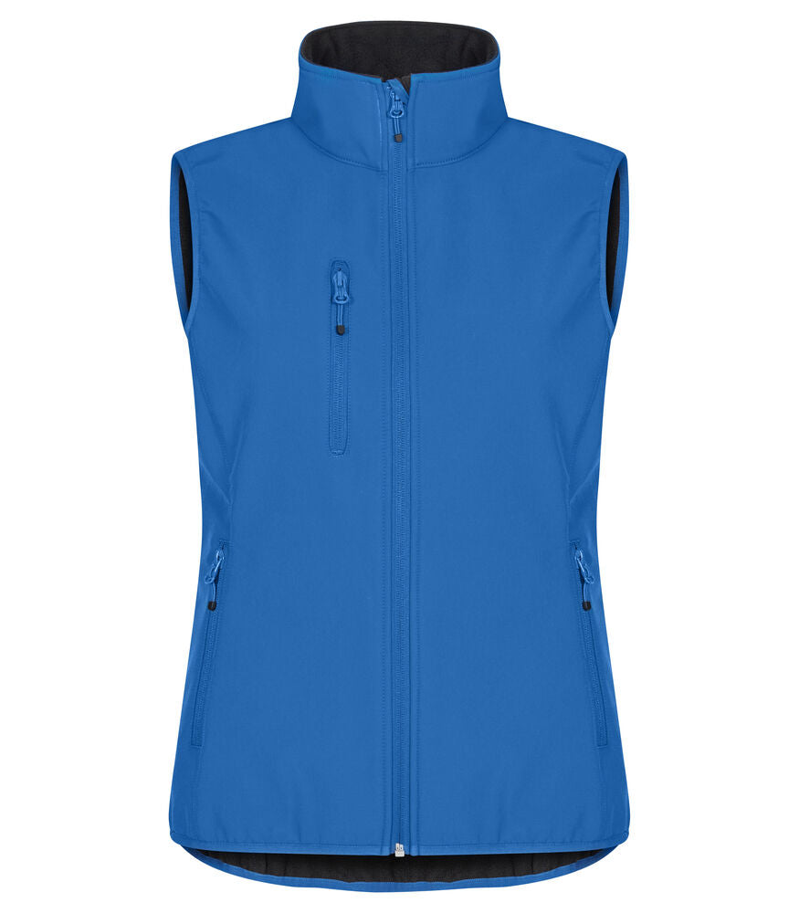 Classic Softshell Vest Women Royalblå