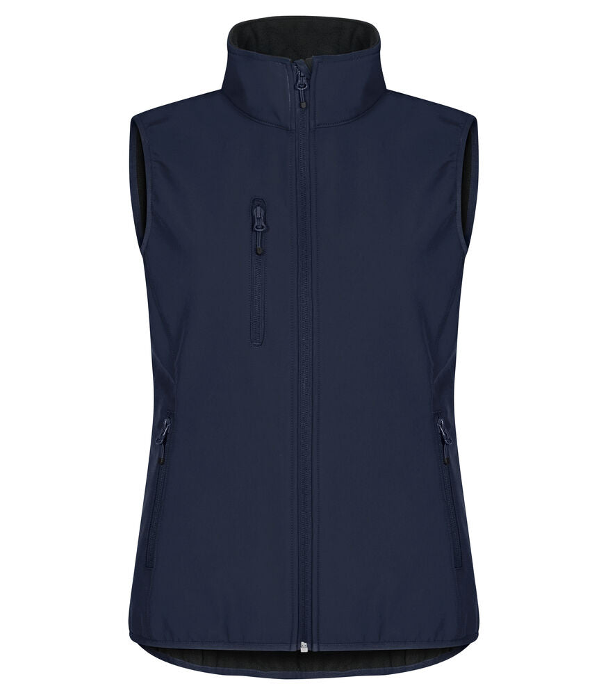 Classic Softshell Vest Women Mörkmarin