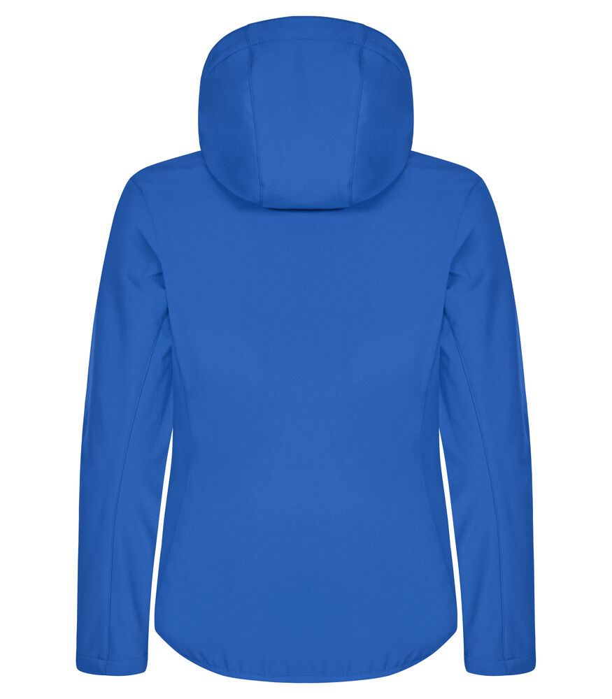 Classic Softshell Hoody Women Royalblå