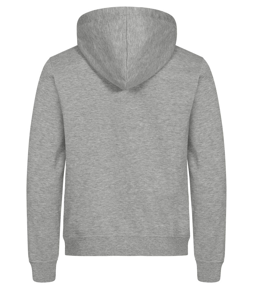 Miami Hoody Full Zip Gråmelerad