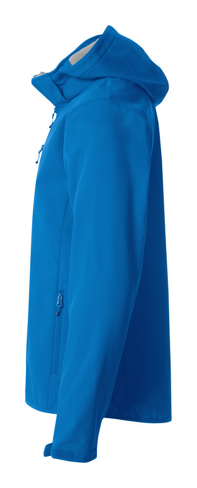 Basic Hoody Softshell Royalblå