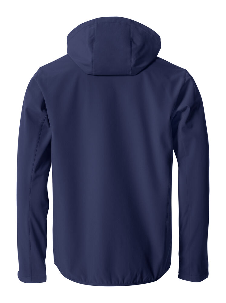 Basic Hoody Softshell Mörk marin