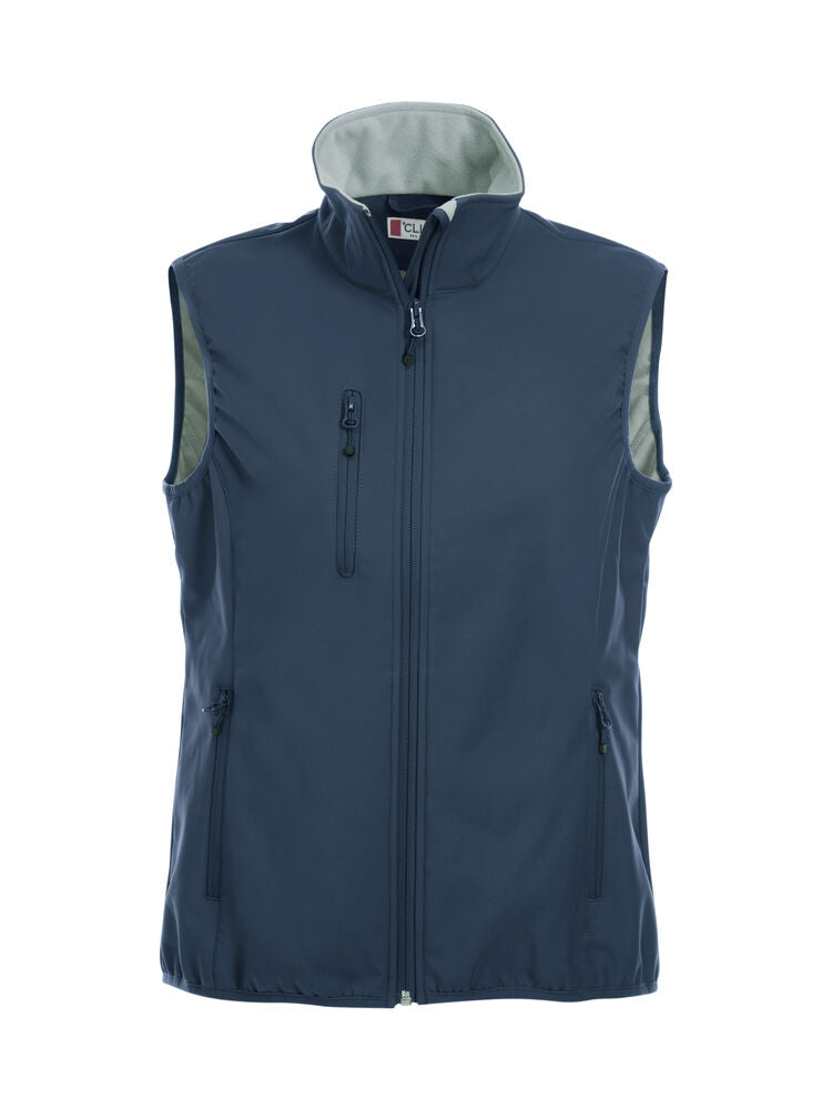 Basic Softshell Vest Ladies Mörk marin