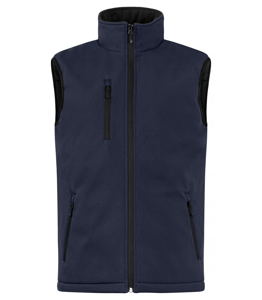 Padded Softshell Vest Mörk marin