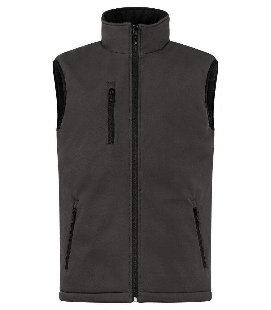 Padded Softshell Vest Grå