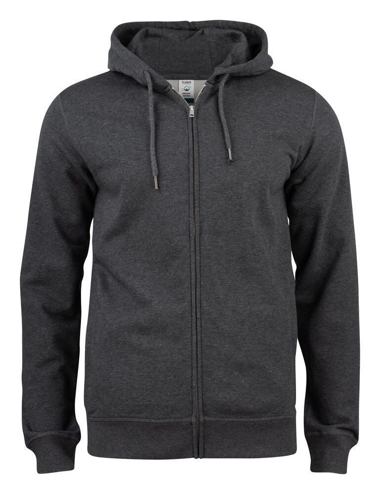 Premium OC Hoody Full Zip Antracitmelerad