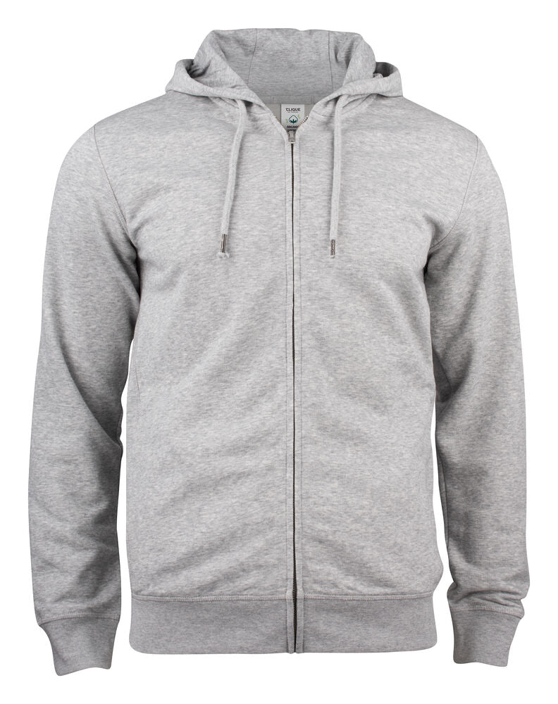 Premium OC Hoody Full Zip Gråmelerad
