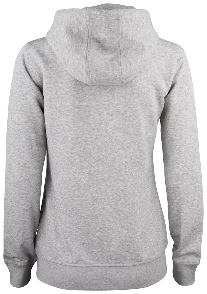 Premium OC Hoody Full Zip Women Gråmelerad