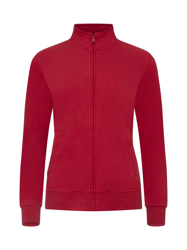 Basic Cardigan Women Röd
