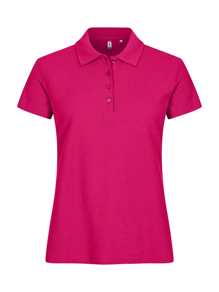 Basic Polo Women Stark cerise