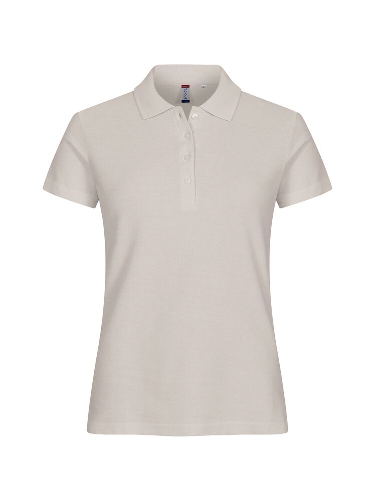 Basic Polo Women Stengrå