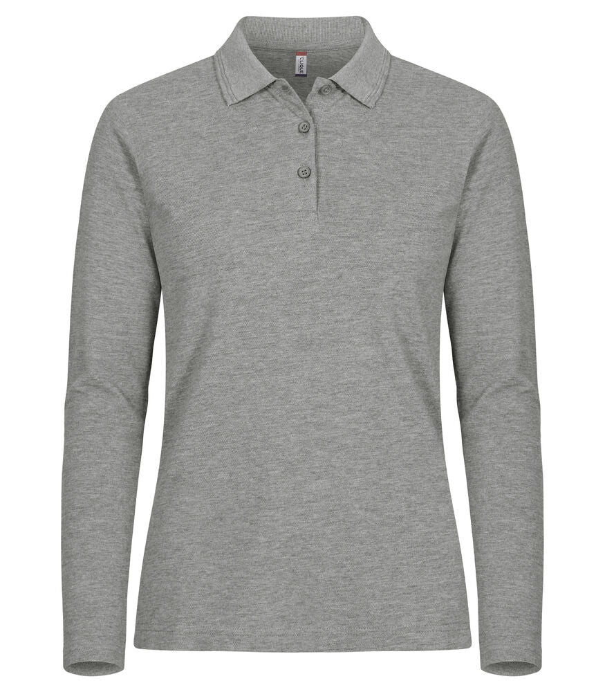 Manhattan L/S Women Gråmelerad