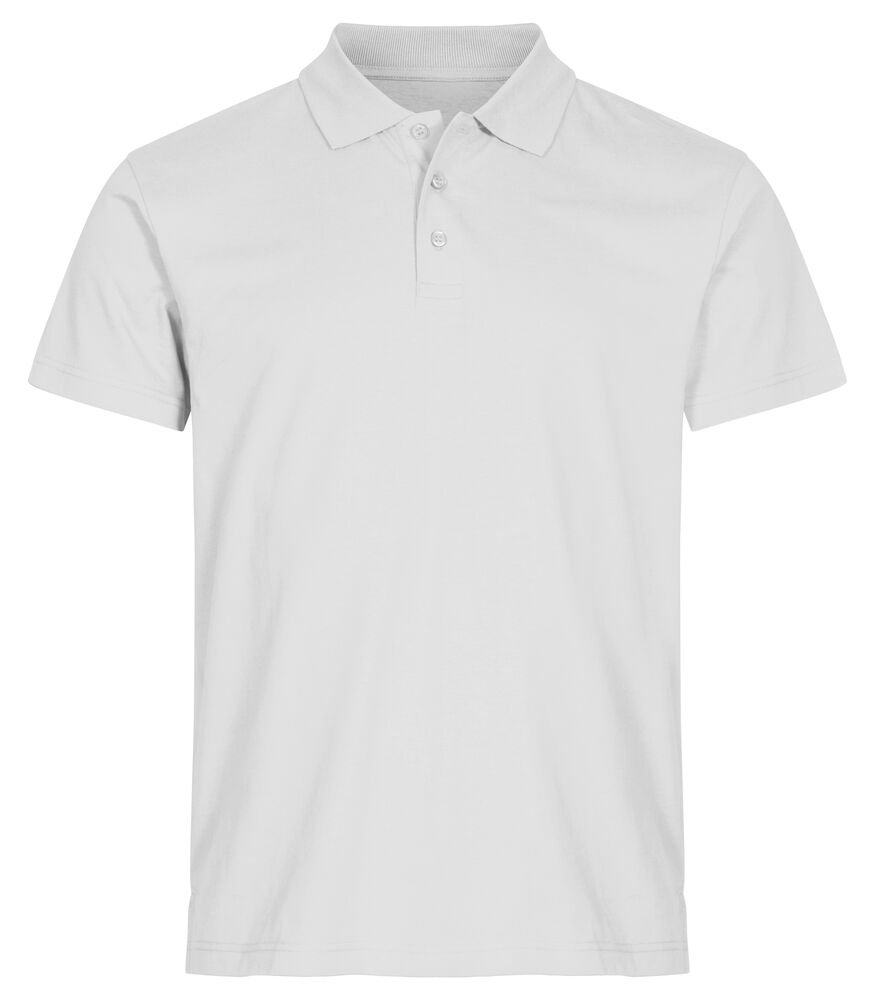 Single Jersey Polo Vit