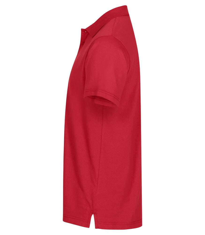 Single Jersey Polo Röd