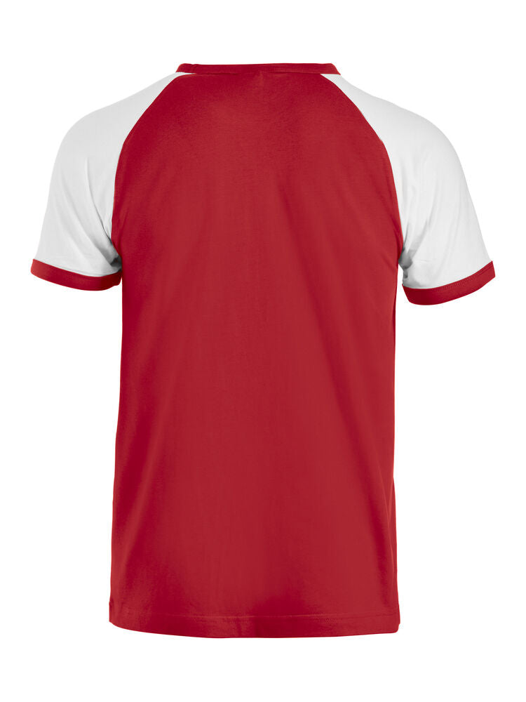 Raglan-T Röd/Vit