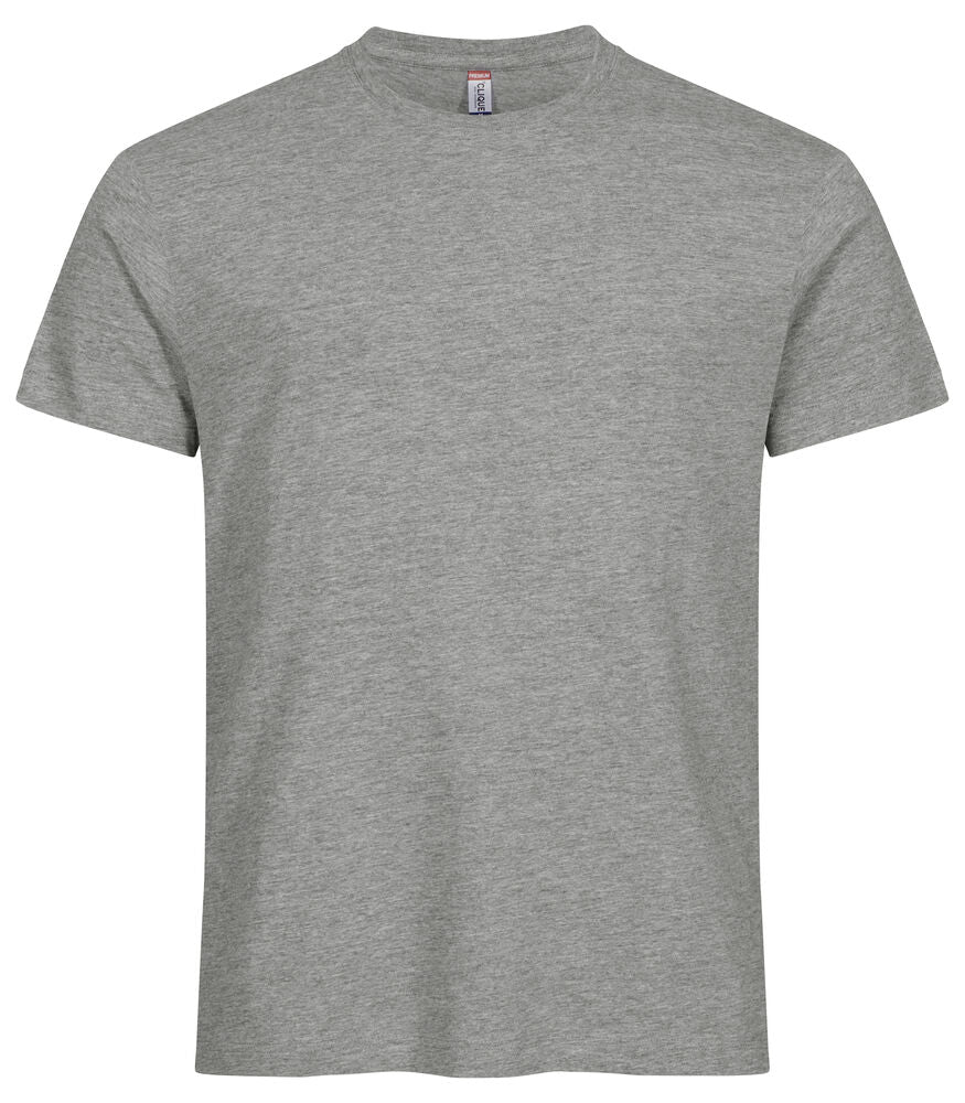 Premium Long-T Gråmelerad