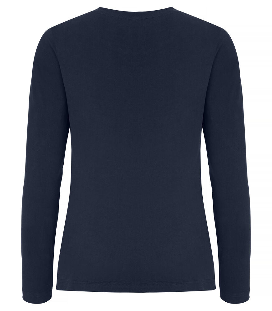Premium Fashion-T L/S Women Mörk marin