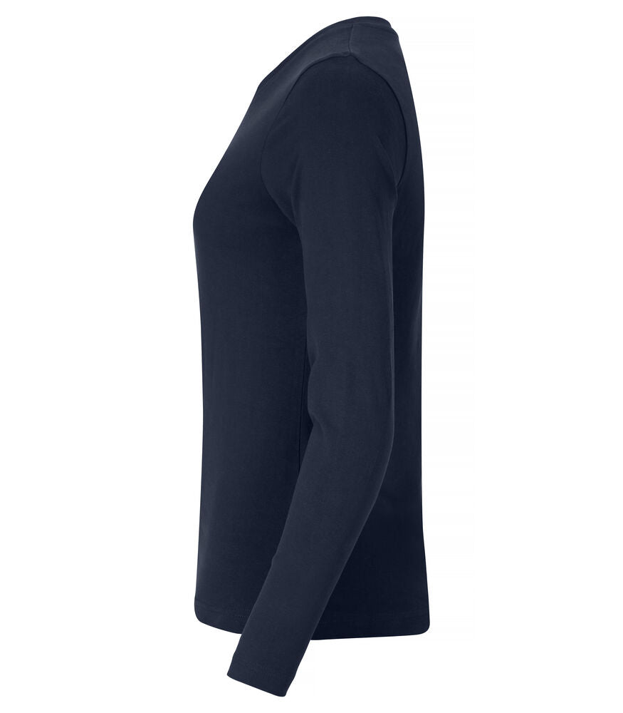 Premium Fashion-T L/S Women Mörk marin