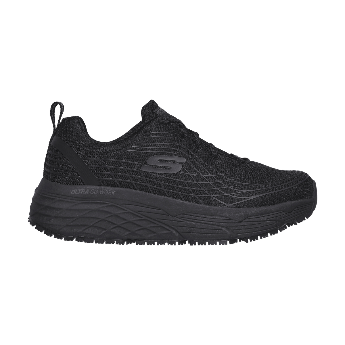 Max Cushioning Work Shoe dam OB SRC Svart