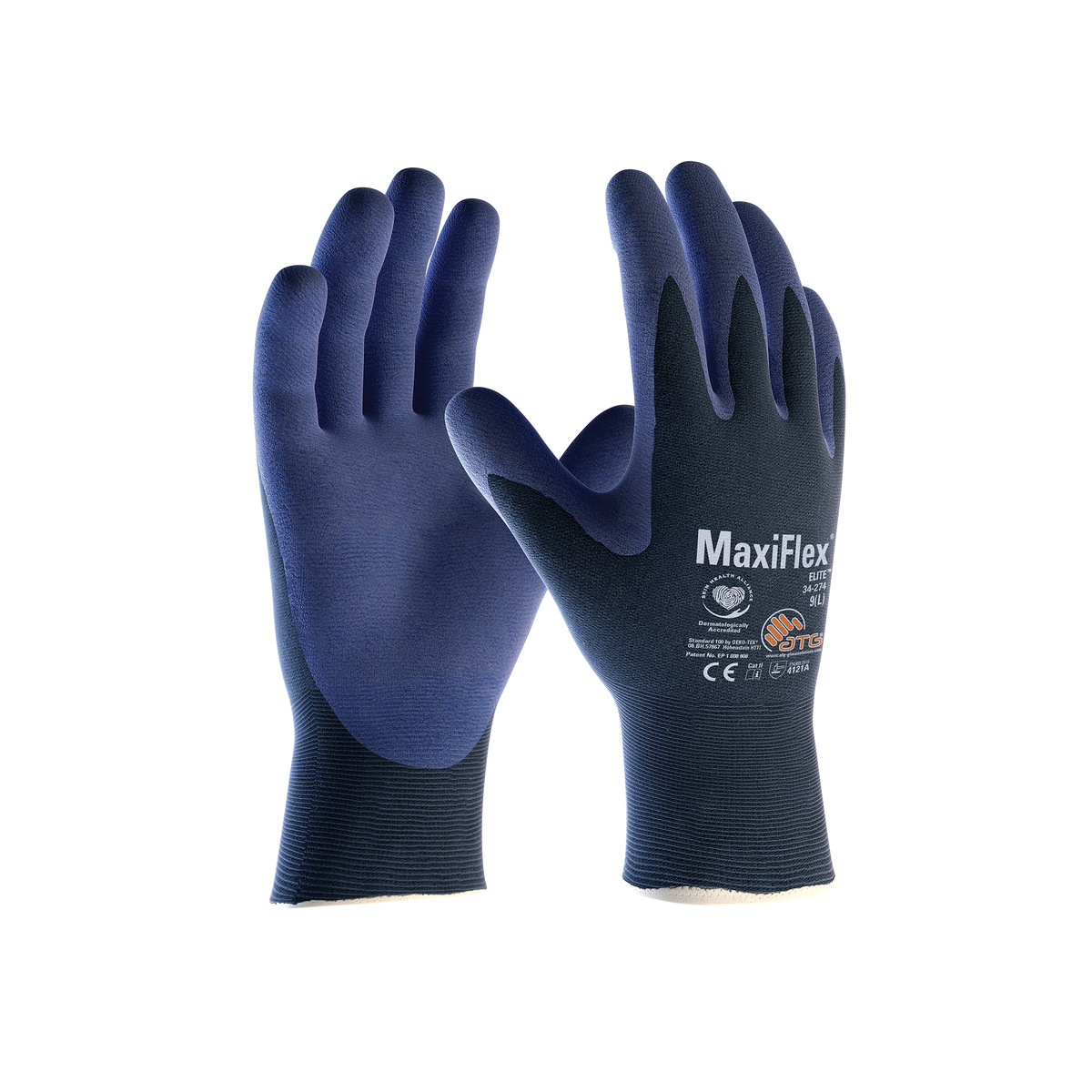 MaxiFlex Elite HT Gloves Marinblå