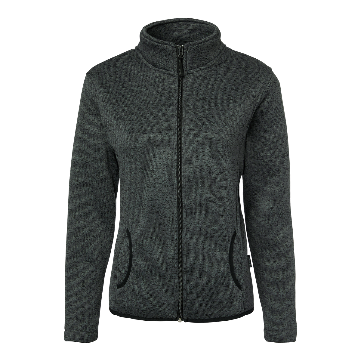 Almer Fleece dam Mörkgrå