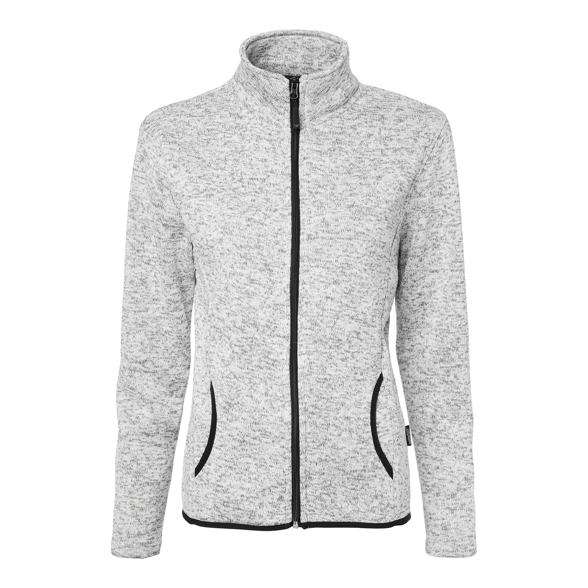 Almer Fleece dam Ljusgrå