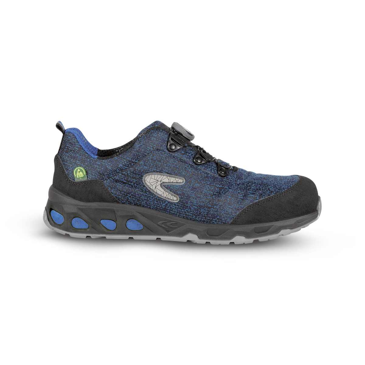 Recycle Green Fit Safety Shoe S1P SRC Marinblå