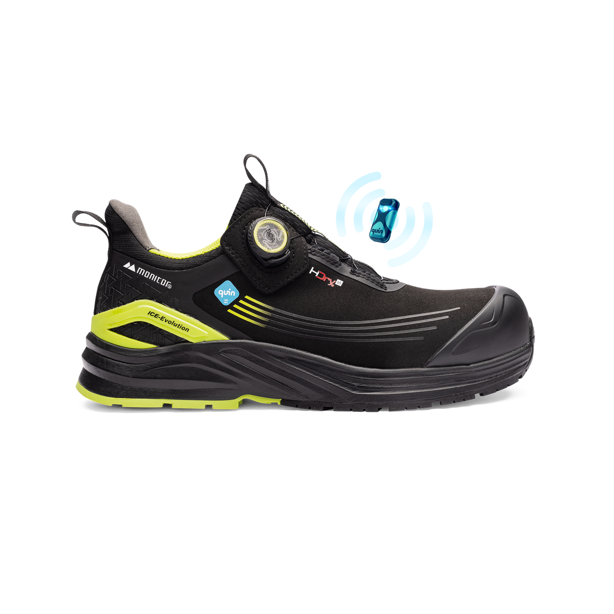 ICE Evolution Flow Connected Safety Shoe S7S SR Svart