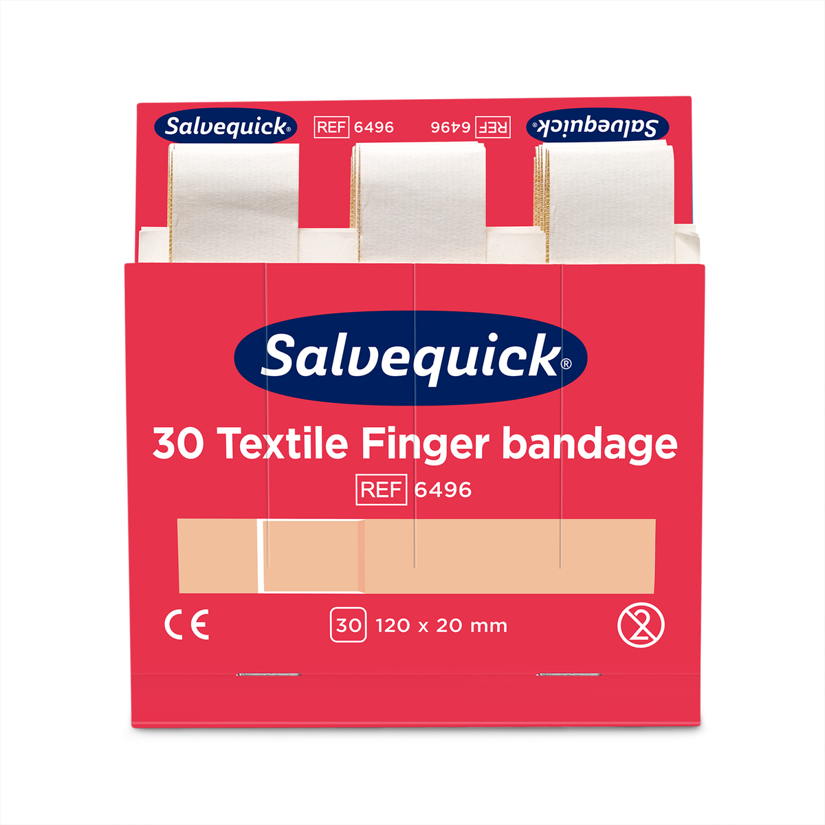 Textile Finger Bandage 6 Refill Beige