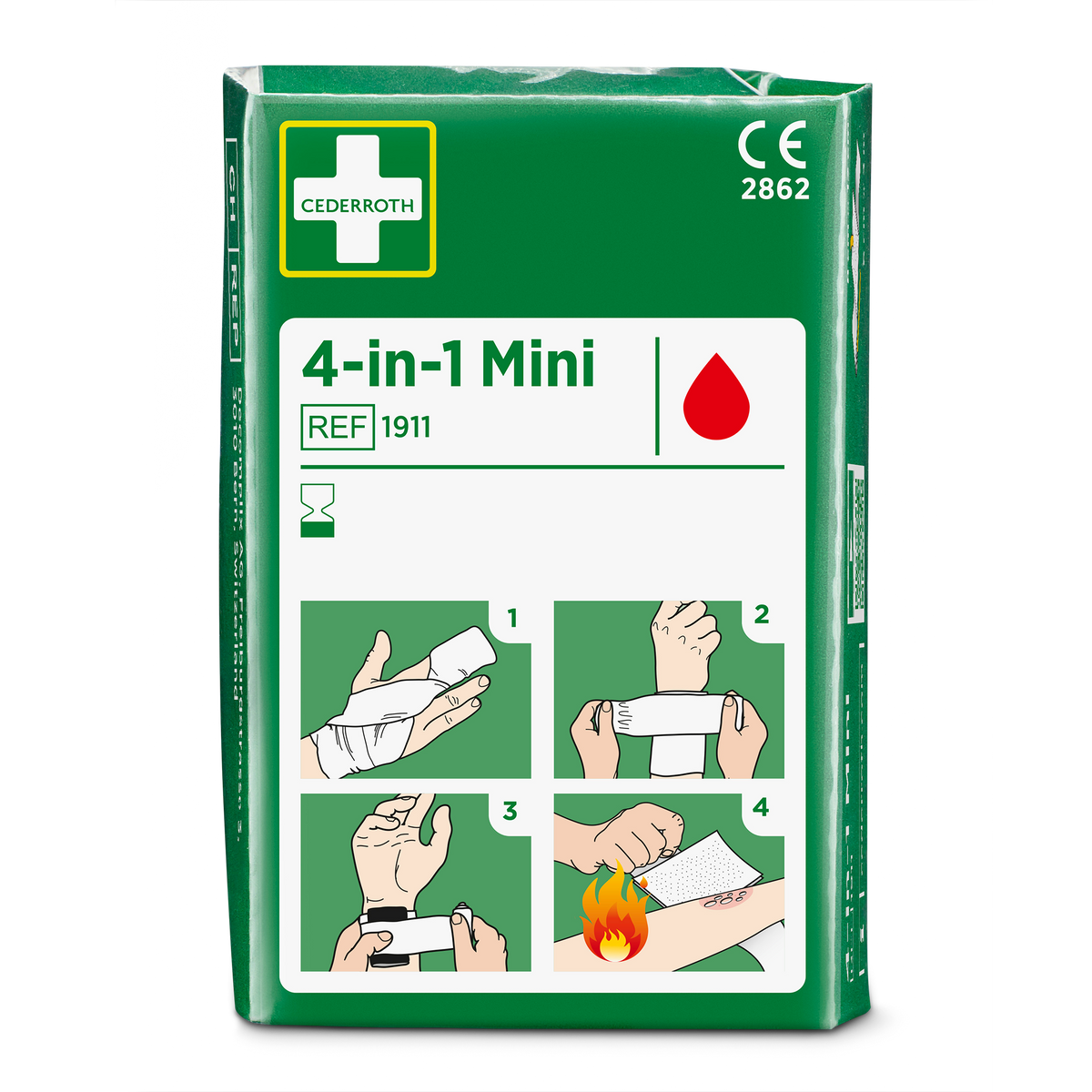 4-IN-1 Mini Bloodstopper Refill Grön