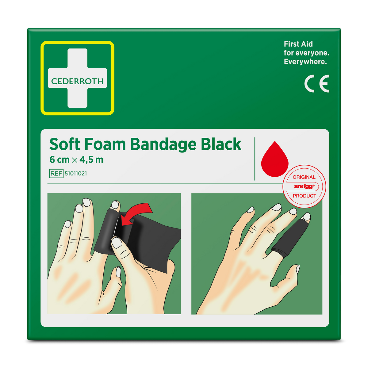 Dirty Soft Foam Bandage Svart