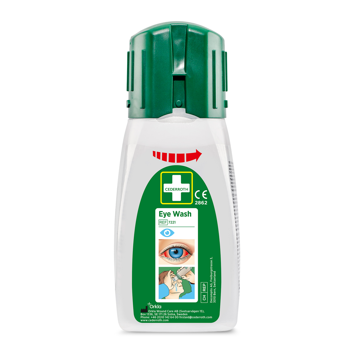 Eye Wash Pocket Grön