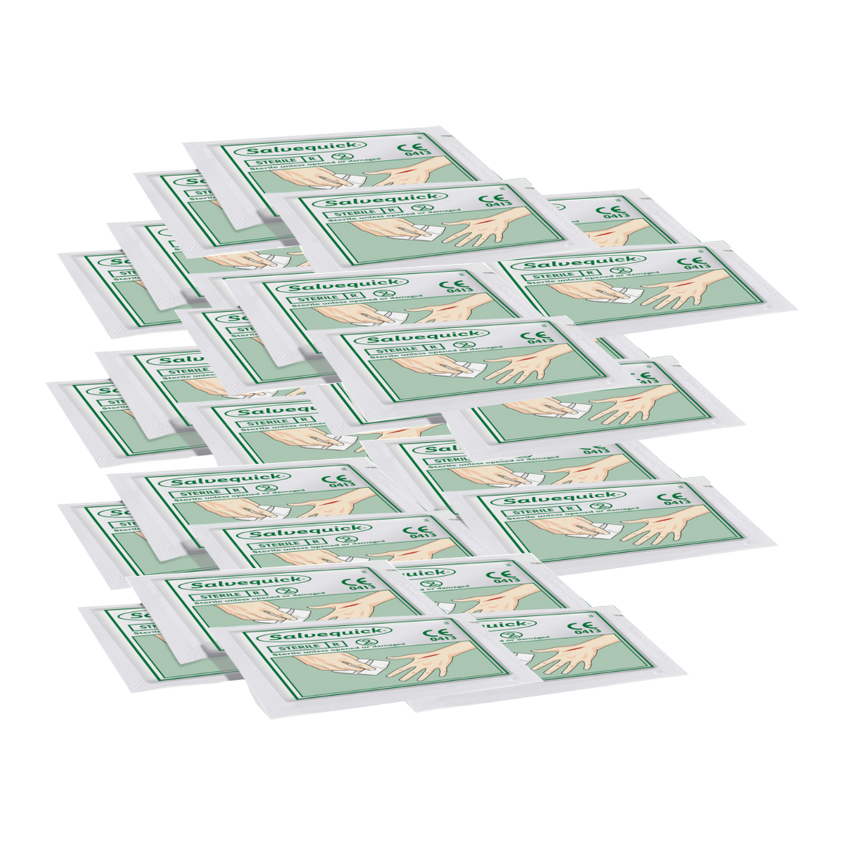Wound Cleanser 1000 pcs Refill Grön