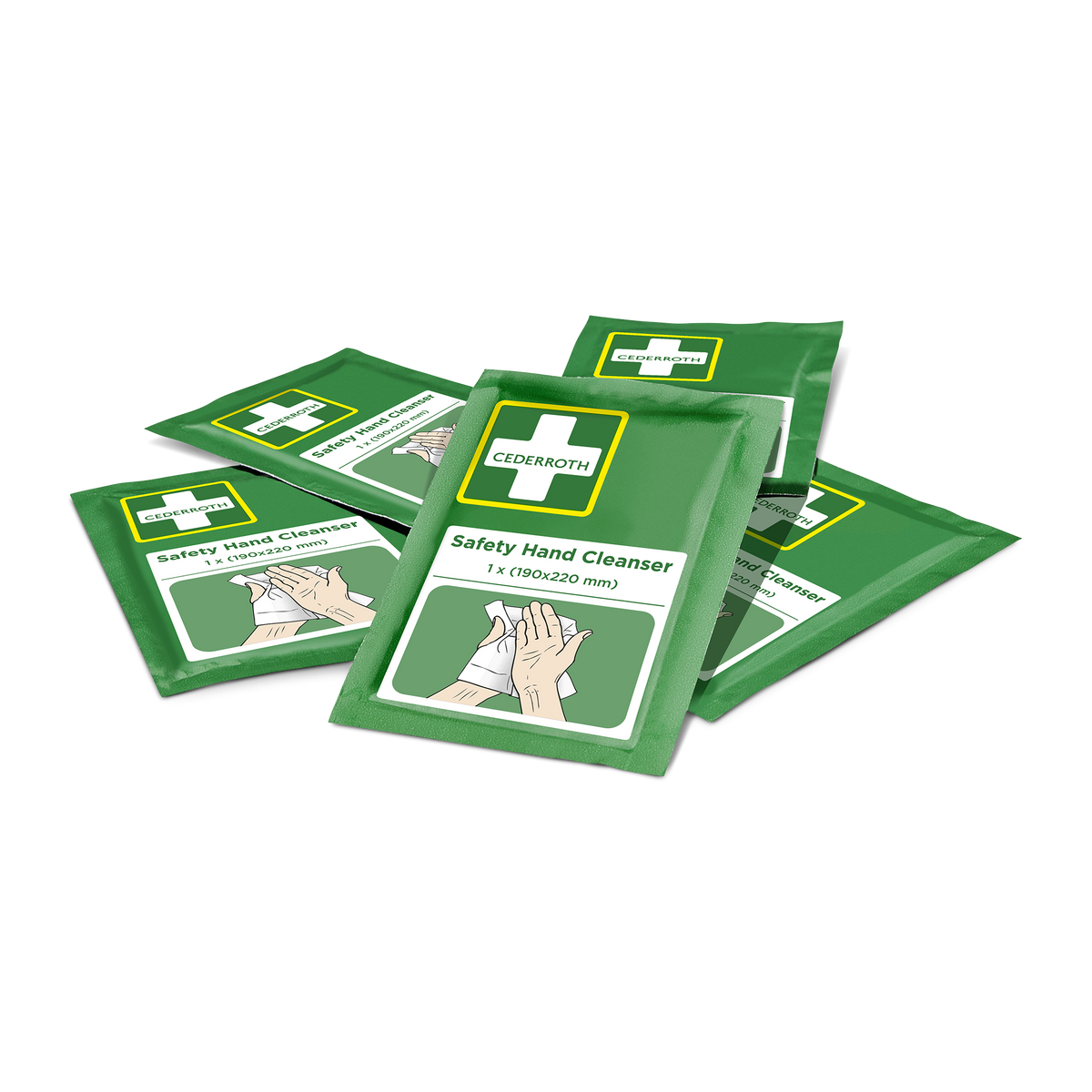 Safety Hand Cleanser 600 pcs Grön