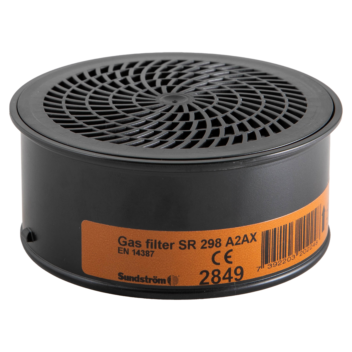SR 298 Gas A2AX 3p Filter Svart
