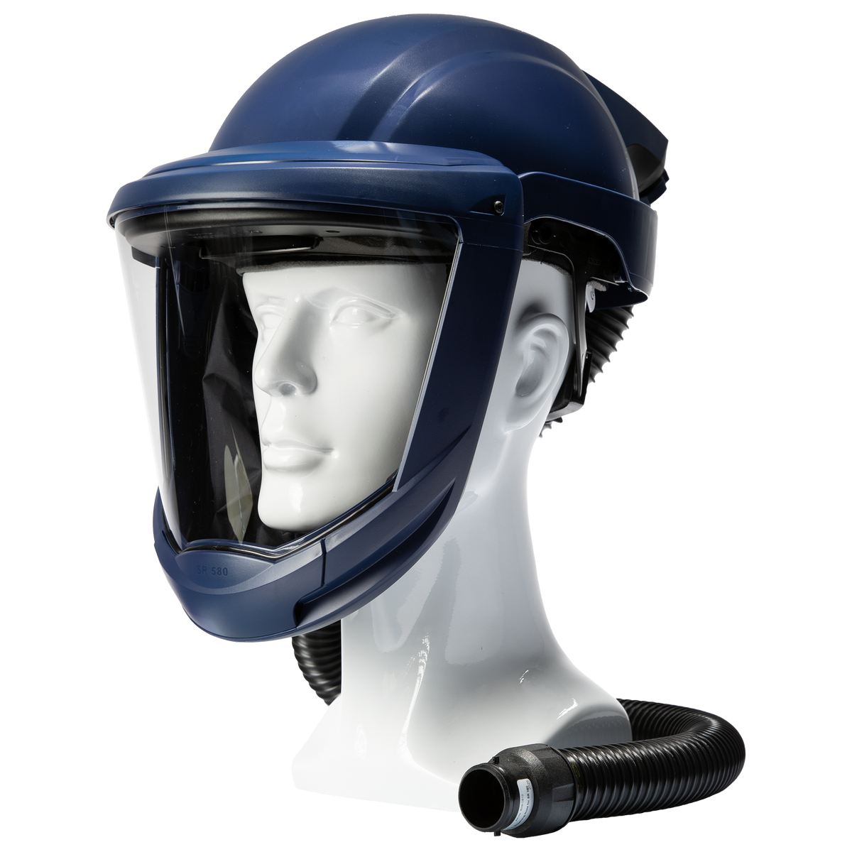 SR 580 Helmet w Visor PAPR Blå