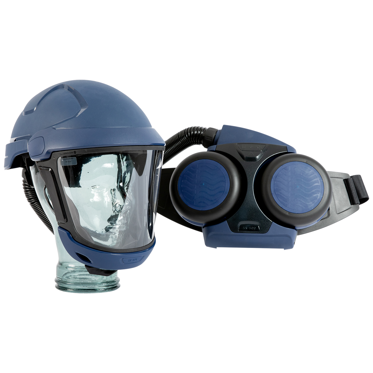 SR 500/ SR 575 Fan & Helmet Unit PAPR Blå