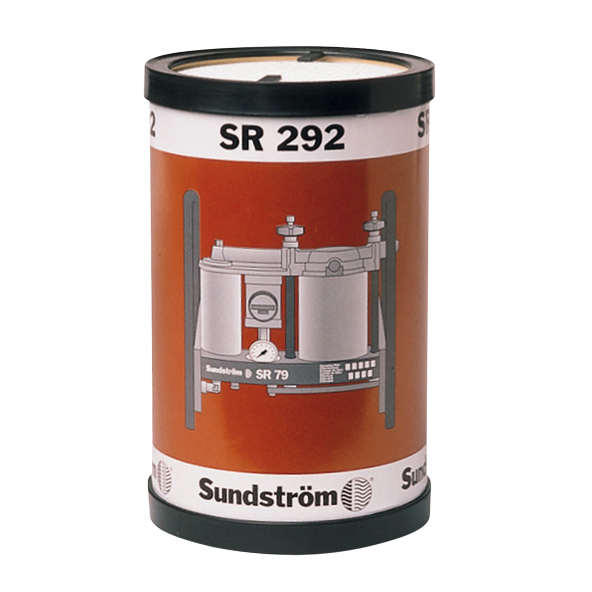 SR 292 Filter Cartridge Spare Parts Svart