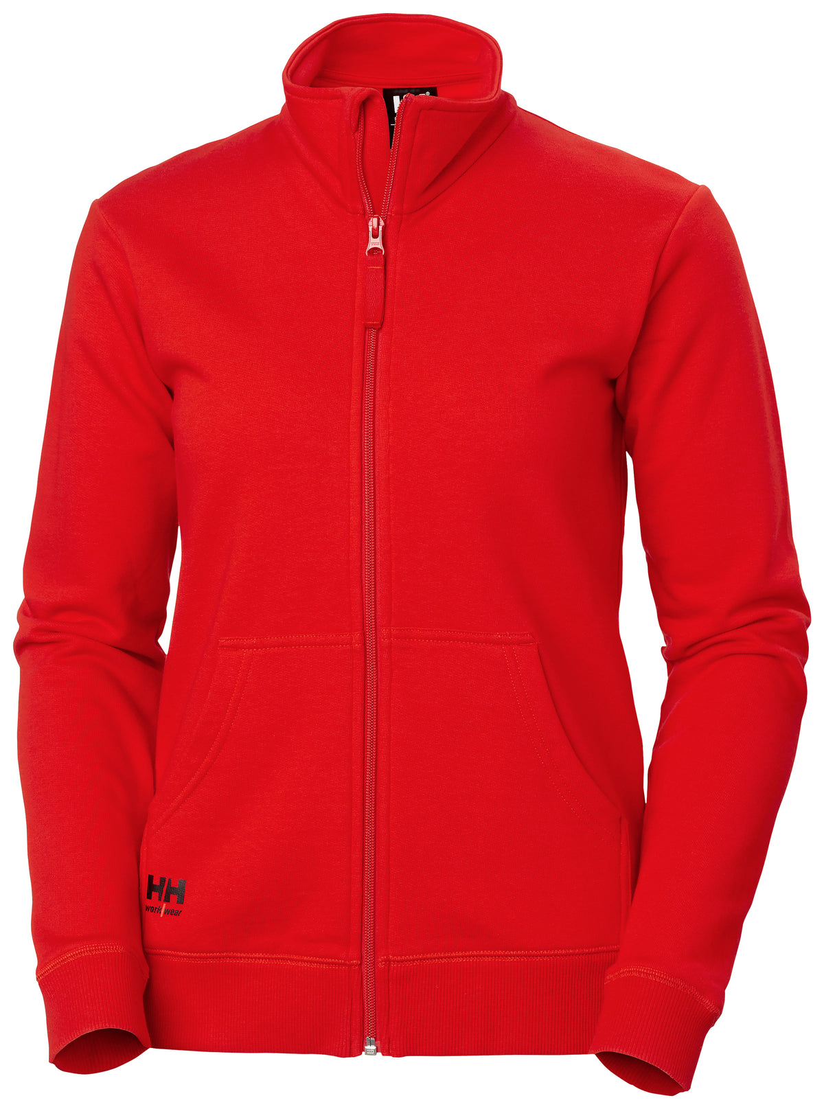 Manchester Zip Sweatshirt, dam Röd