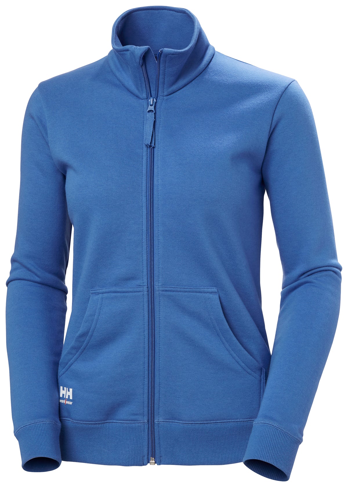 Classic Zip Sweatshirt, dam Stenblå