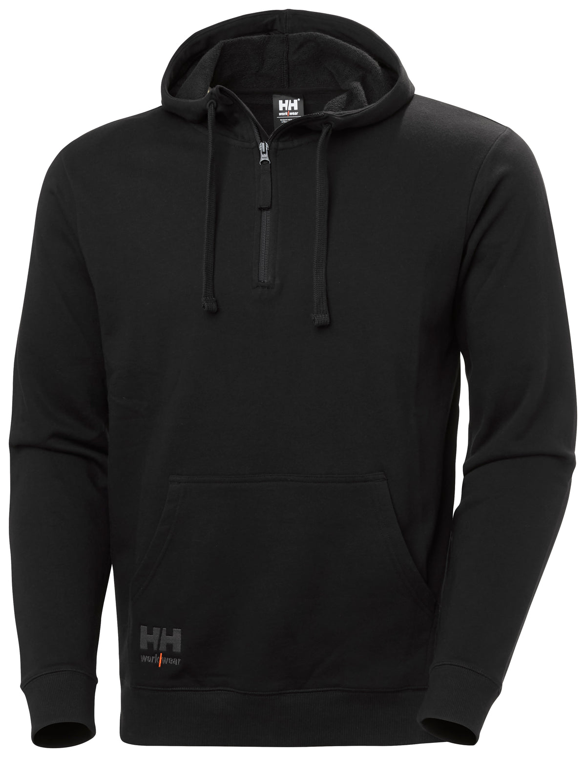 Essential 1/4 Zip Hoodie Svart