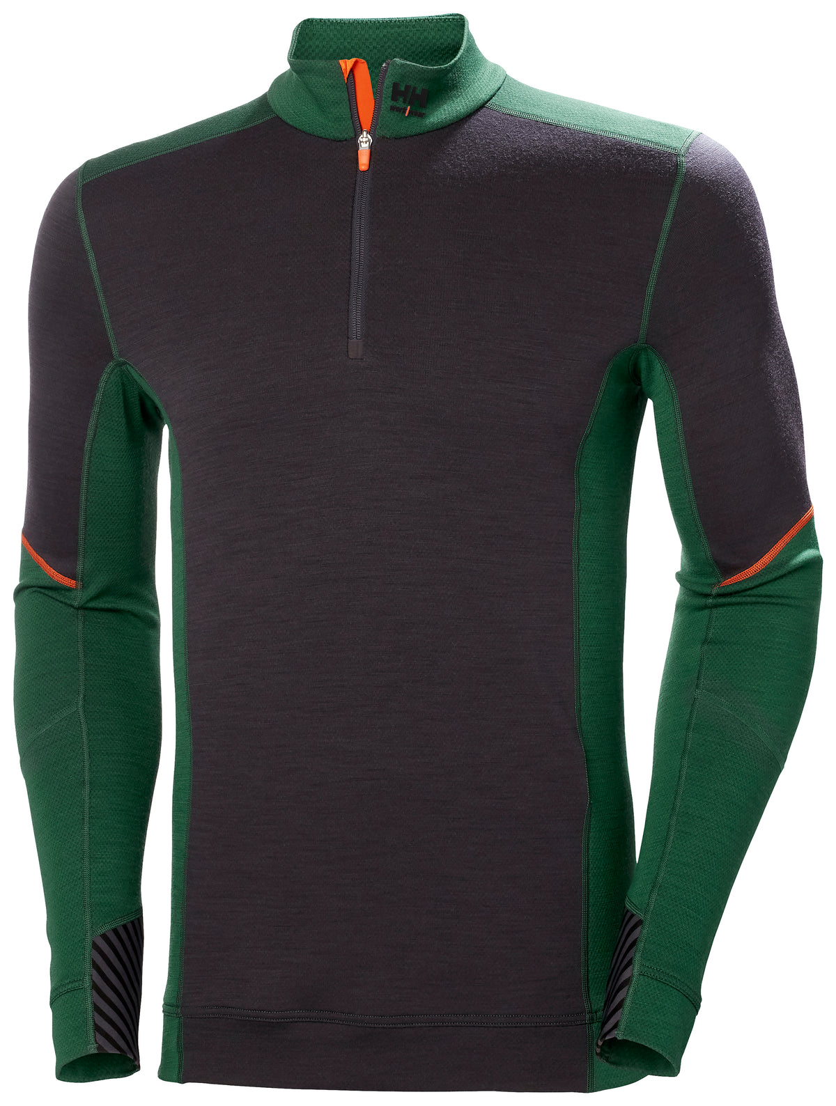 HH LIFA Merino Half Zip Grön