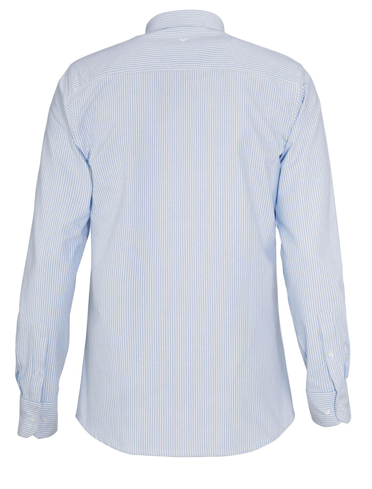 Dawson Slim fit L/S Vit/Ljusblå randig