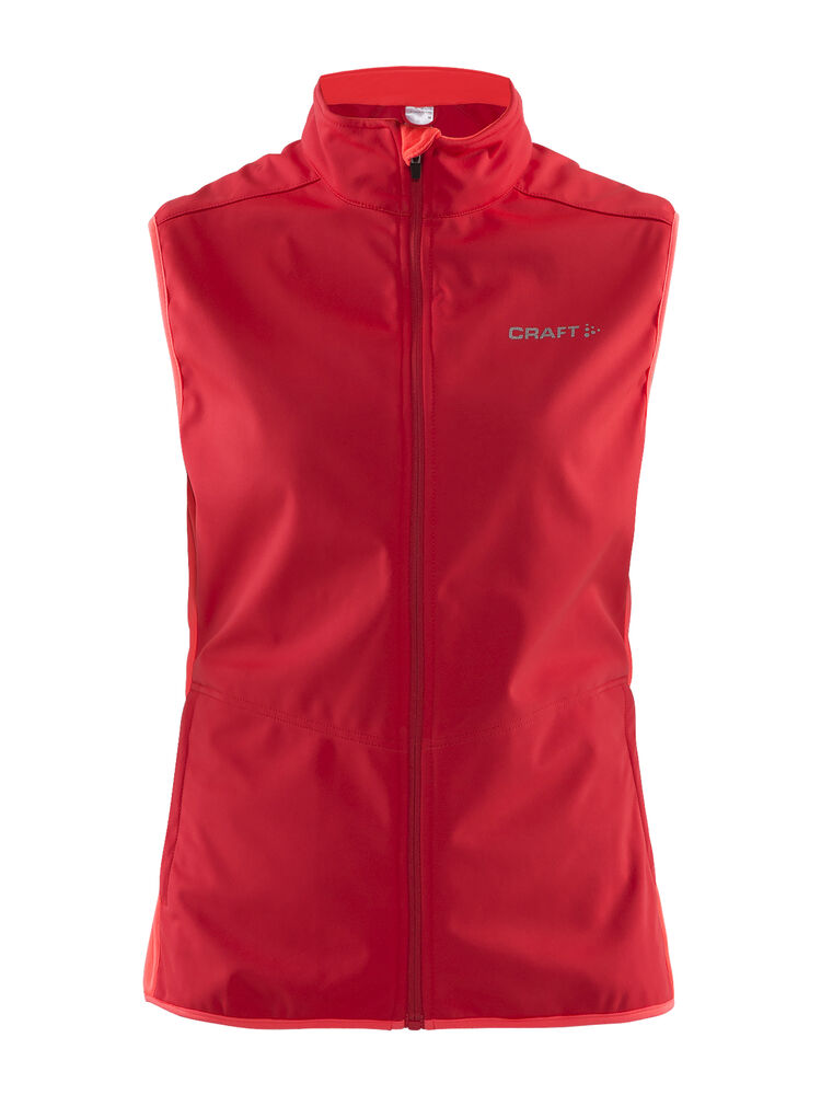 Warm vest W Poppy/Panic