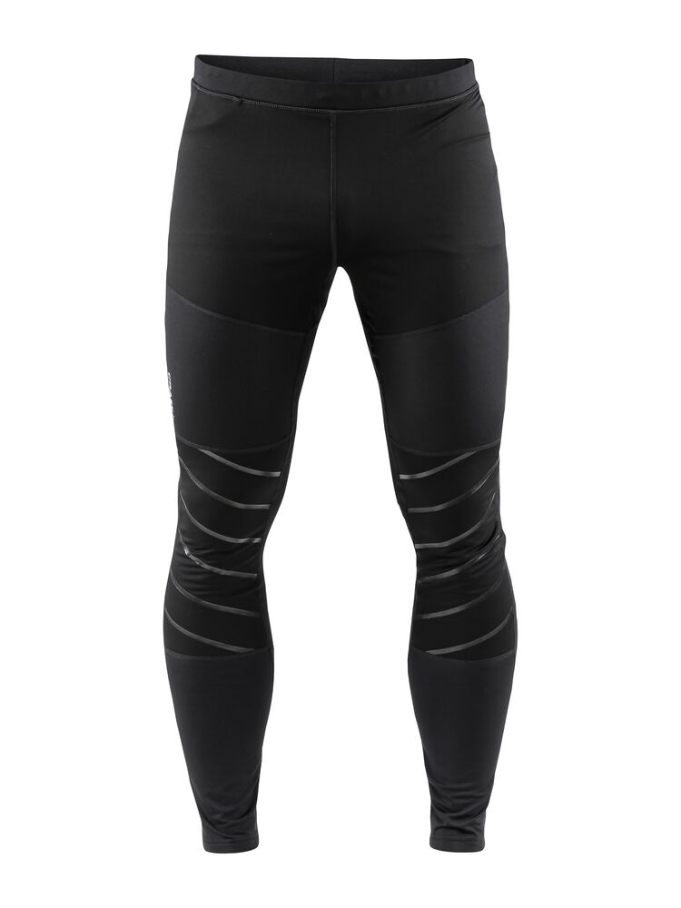 Warm Train Wind Tights M Svart