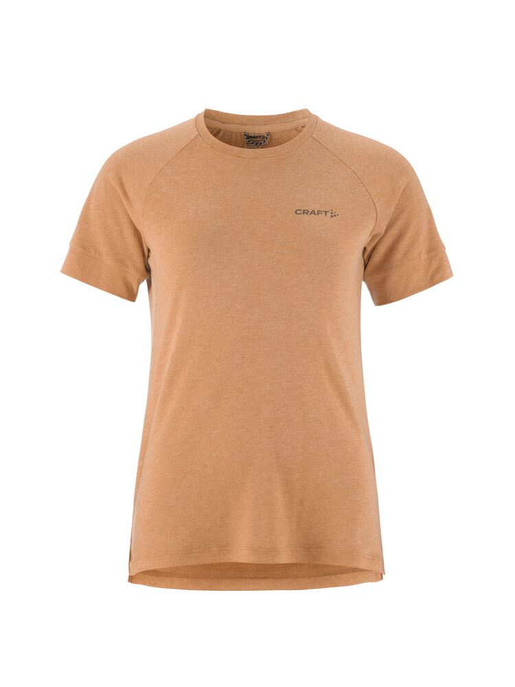 Wool SS Tee W Syrup/Melange