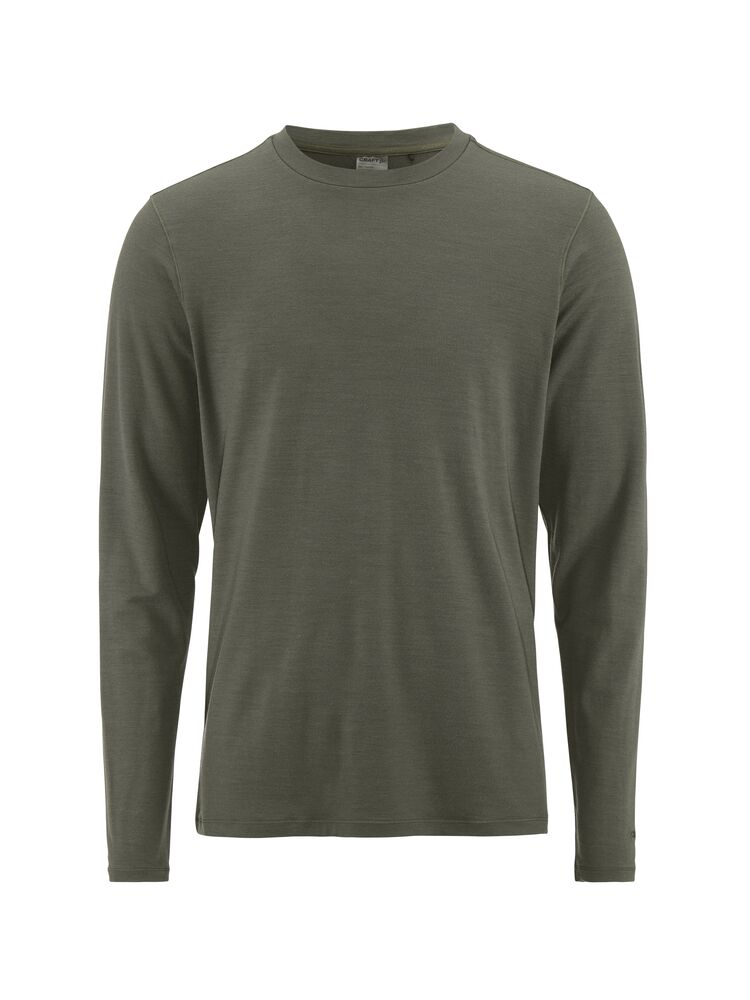 Wool Jersey LS CN M Chimera