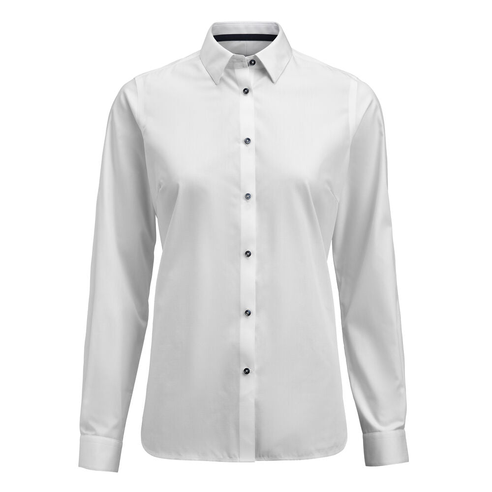 YB56 Twill Woman Contemporary Vit/Marinblå